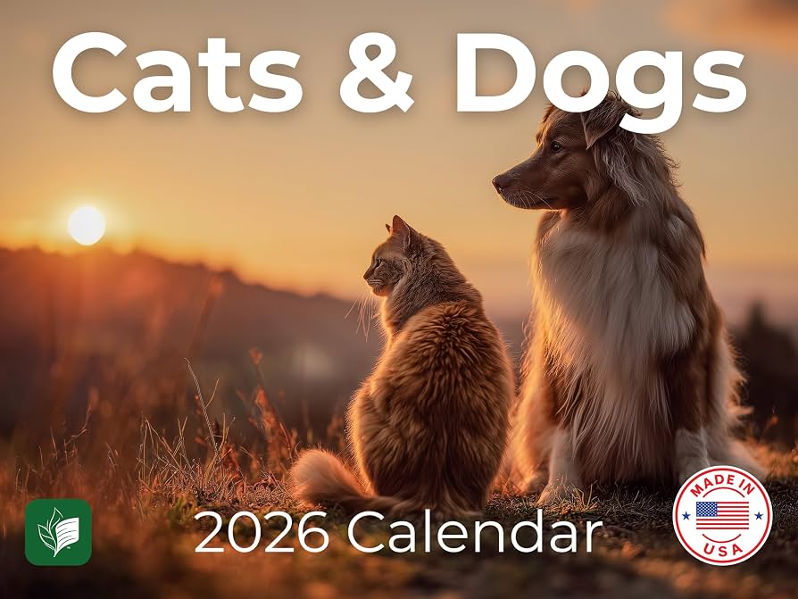 2026 Cats & Dogs Calendar