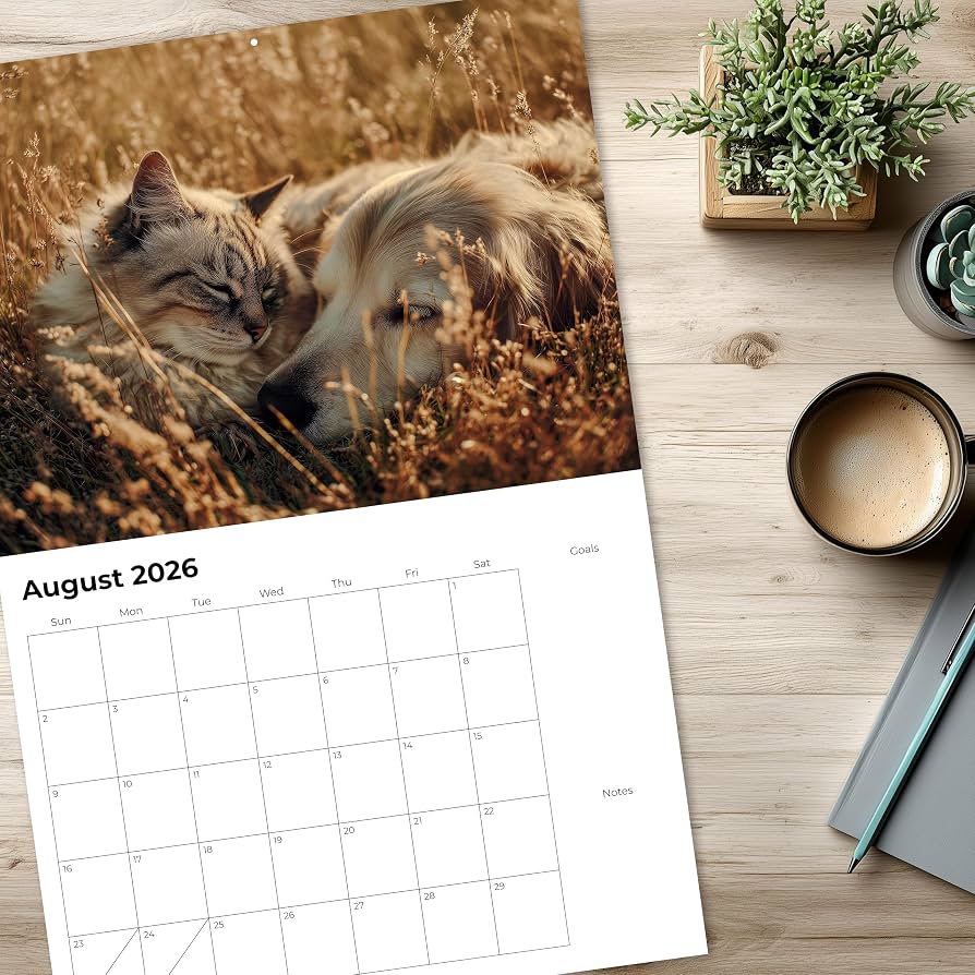 2026 Cats & Dogs Calendar Amazon product image 4
