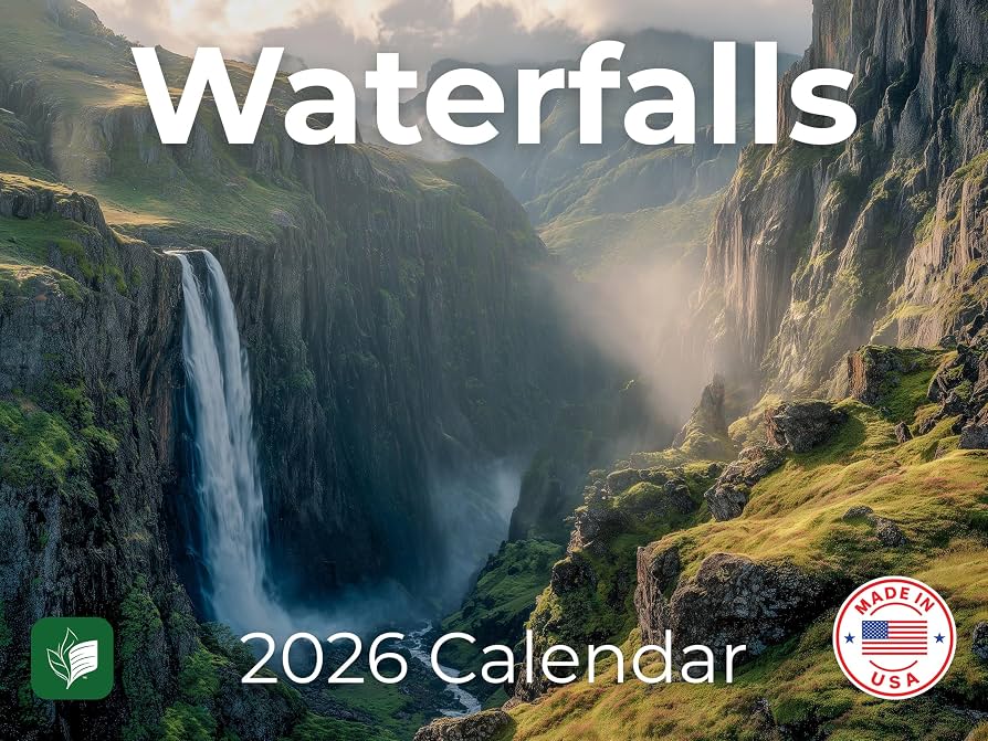 2026 Waterfall Calendar