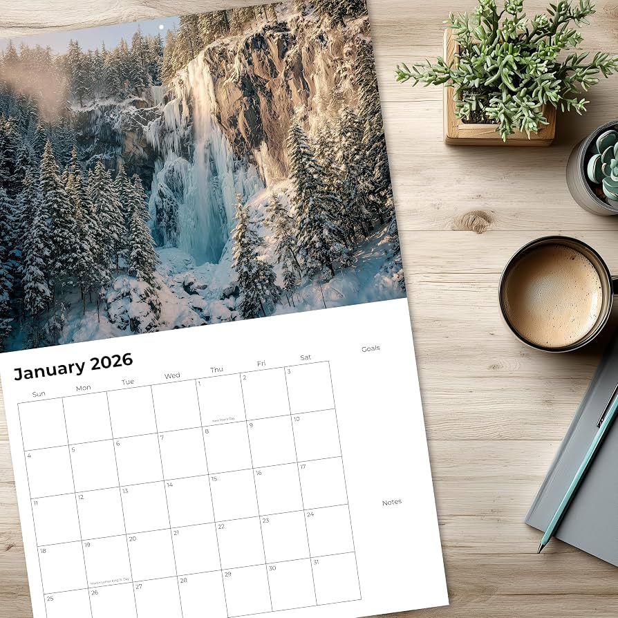 2026 Waterfall Calendar Amazon product image 2