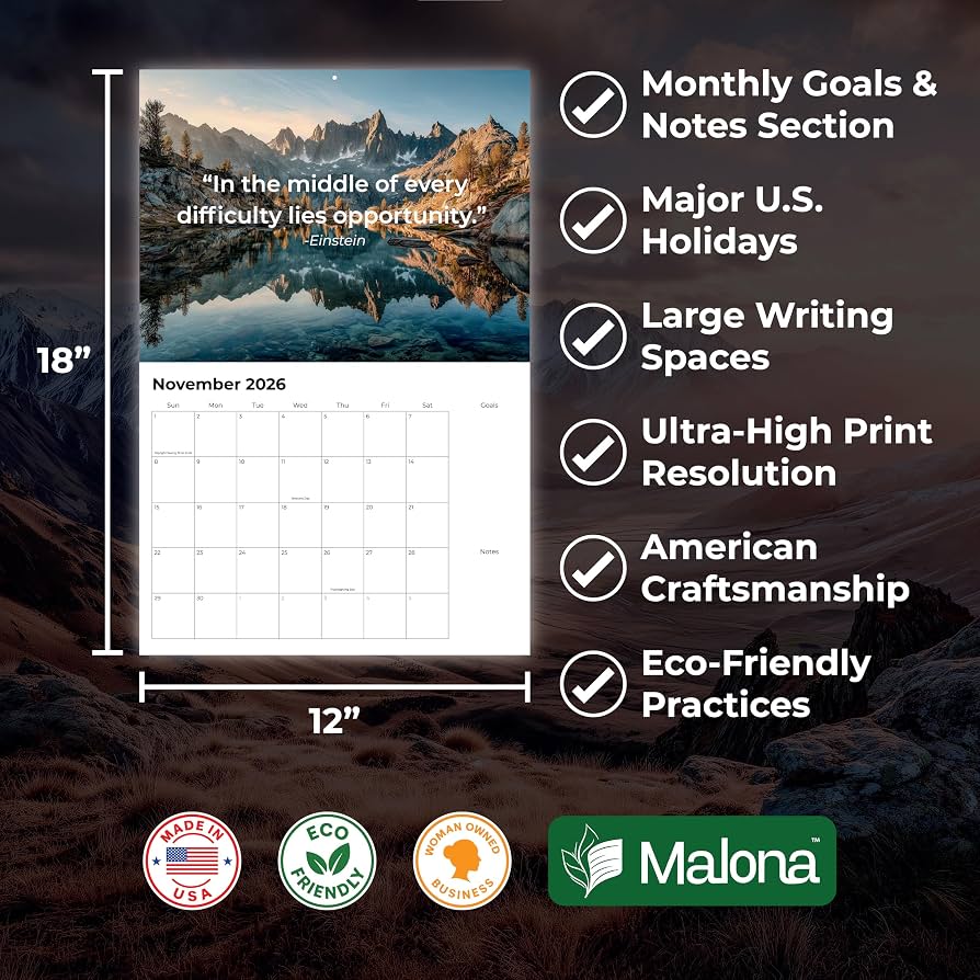 2026 Inspirational Quotes Calendar Amazon product image 4