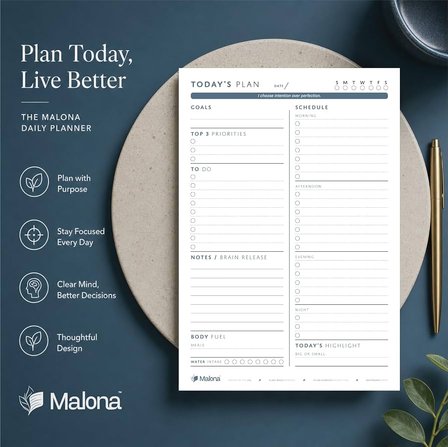 Daily Planner Notepad Amazon product image 2