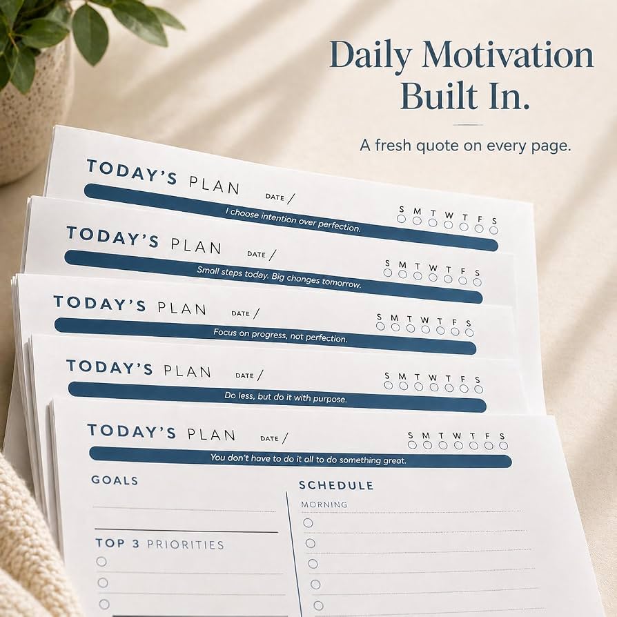 Daily Planner Notepad Amazon product image 3